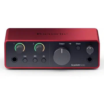 Focusrite Scarlett Solo 4th Generation USB Audio Interface