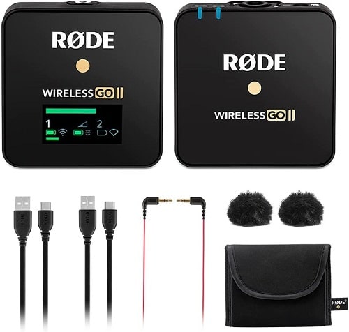 Rode Wireless Go II Funkmikrofon Set Lieferumfang