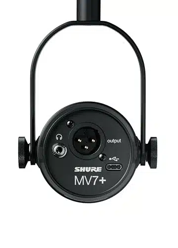 Shure MV7+ Anschlüsse für USC-C und XLR