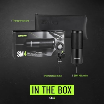 Studiomikrofon Shure SM4 für Gesang und Instrumente