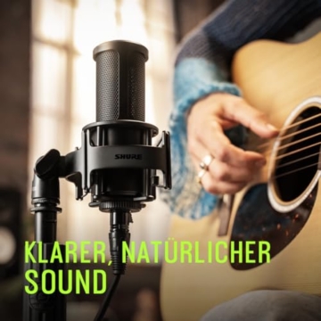 Gitarre aufnehmen mit Shure SM4 Mikrofon